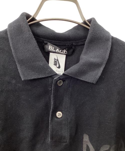 NIKE（ナイキ）NIKE (ナイキ) COMME des GARCONS (コムデギャルソン) ポロシャツ ブラック サイズ:Lの古着・服飾アイテム