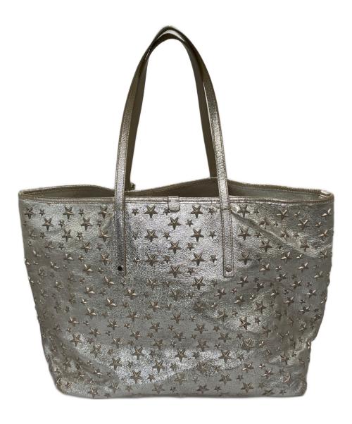 JIMMY CHOO（ジミーチュウ）JIMMY CHOO (ジミーチュウ) トートバッグ シルバーの古着・服飾アイテム