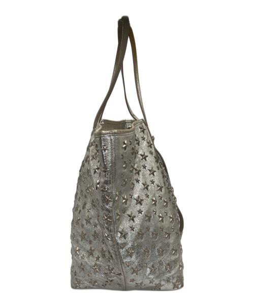 JIMMY CHOO（ジミーチュウ）JIMMY CHOO (ジミーチュウ) トートバッグ シルバーの古着・服飾アイテム
