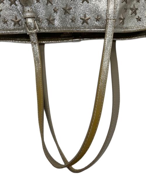 JIMMY CHOO（ジミーチュウ）JIMMY CHOO (ジミーチュウ) トートバッグ シルバーの古着・服飾アイテム