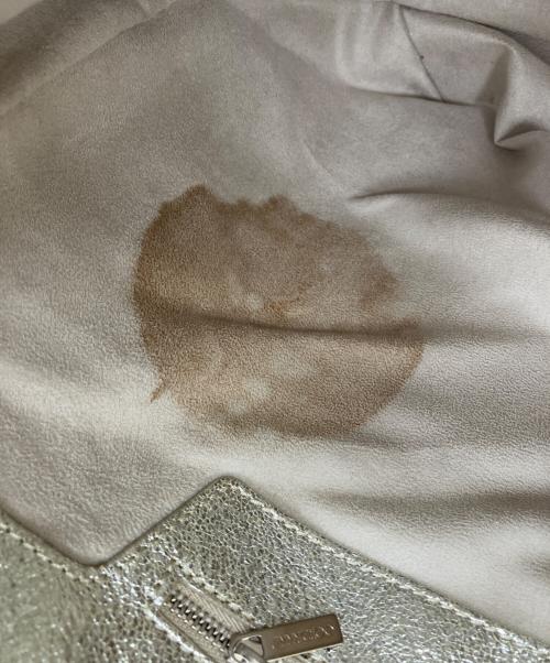 JIMMY CHOO（ジミーチュウ）JIMMY CHOO (ジミーチュウ) トートバッグ シルバーの古着・服飾アイテム
