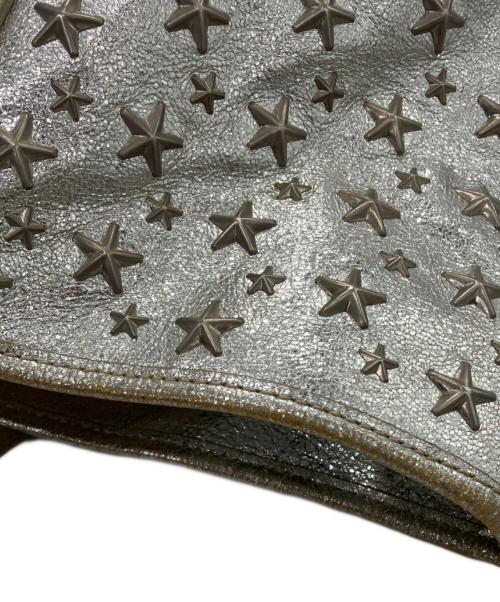 JIMMY CHOO（ジミーチュウ）JIMMY CHOO (ジミーチュウ) トートバッグ シルバーの古着・服飾アイテム
