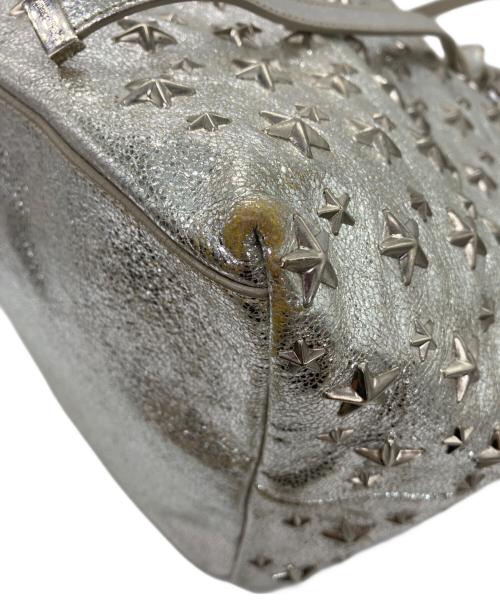 JIMMY CHOO（ジミーチュウ）JIMMY CHOO (ジミーチュウ) トートバッグ シルバーの古着・服飾アイテム
