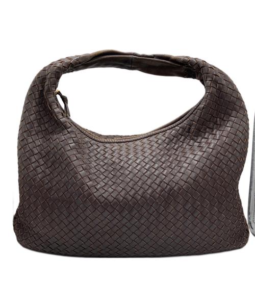 BOTTEGA VENETA（ボッテガベネタ）BOTTEGA VENETA (ボッテガベネタ) ホーボーワンショルダーバッグ ブラウンの古着・服飾アイテム