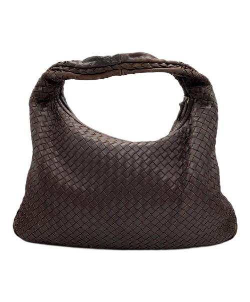 BOTTEGA VENETA（ボッテガベネタ）BOTTEGA VENETA (ボッテガベネタ) ホーボーワンショルダーバッグ ブラウンの古着・服飾アイテム