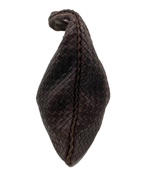 BOTTEGA VENETA（ボッテガベネタ）BOTTEGA VENETA (ボッテガベネタ) ホーボーワンショルダーバッグ ブラウンの古着・服飾アイテム