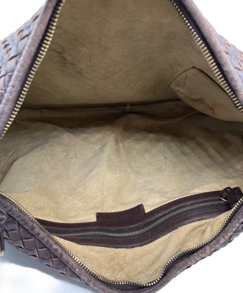 BOTTEGA VENETA（ボッテガベネタ）BOTTEGA VENETA (ボッテガベネタ) ホーボーワンショルダーバッグ ブラウンの古着・服飾アイテム