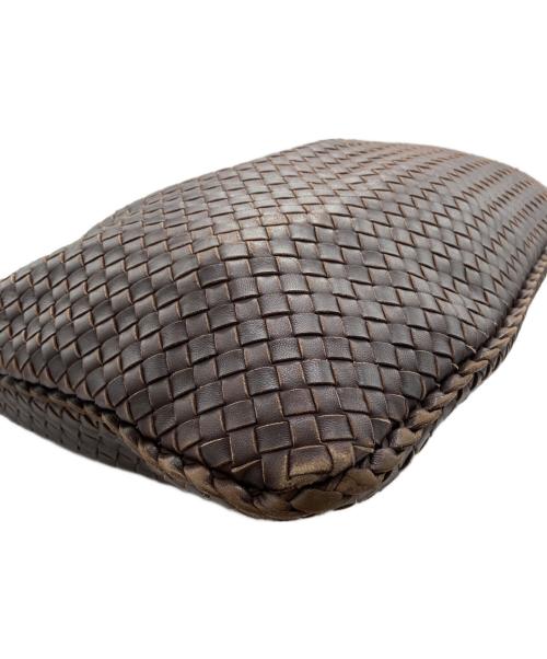 BOTTEGA VENETA（ボッテガベネタ）BOTTEGA VENETA (ボッテガベネタ) ホーボーワンショルダーバッグ ブラウンの古着・服飾アイテム