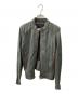DIESEL（ディーゼル）の古着「レザージャケット」｜グレー