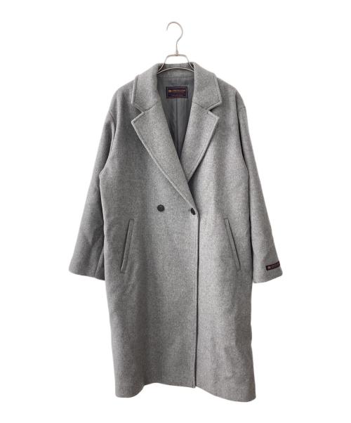 JOURNAL STANDARD relume（ジャーナルスタンダード レリューム）JOURNAL STANDARD relume (ジャーナルスタンダード レリューム) スーパーファインビーバーチェスターコート グレー サイズ:38の古着・服飾アイテム