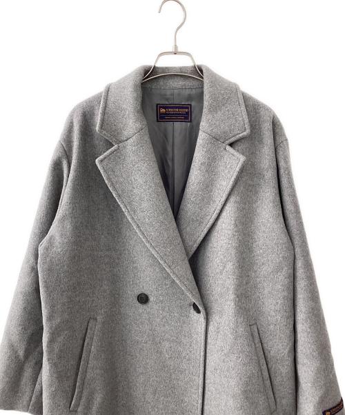 JOURNAL STANDARD relume（ジャーナルスタンダード レリューム）JOURNAL STANDARD relume (ジャーナルスタンダード レリューム) スーパーファインビーバーチェスターコート グレー サイズ:38の古着・服飾アイテム