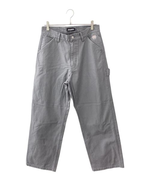 X-LARGE（エクストララージ）X-LARGE (エクストララージ) AFTERMAH ペインターパンツ グレー サイズ:W32の古着・服飾アイテム