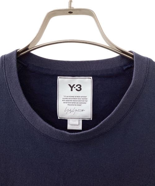 Y-3（ワイスリー）Y-3 (ワイスリー) YOHJI YAMAMOTO (ヨウジヤマモト) 半袖カットソー ネイビー サイズ:Sの古着・服飾アイテム