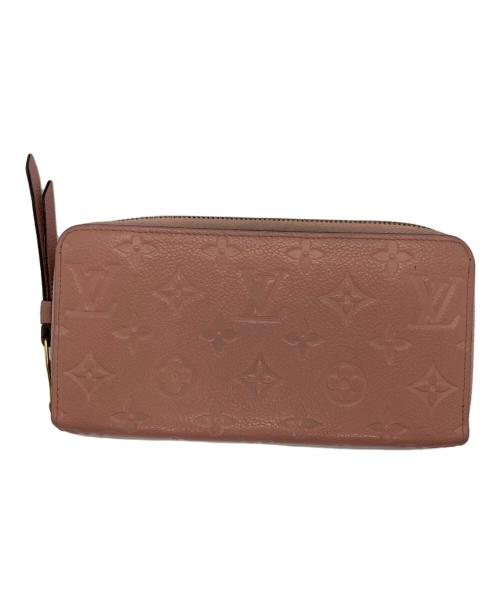 LOUIS VUITTON（ルイ ヴィトン）LOUIS VUITTON (ルイ ヴィトン) 長財布　モノグラム・アンプラント　ジッピー ウォレット ローズプードルの古着・服飾アイテム