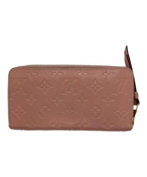 LOUIS VUITTON（ルイ ヴィトン）LOUIS VUITTON (ルイ ヴィトン) 長財布　モノグラム・アンプラント　ジッピー ウォレット ローズプードルの古着・服飾アイテム