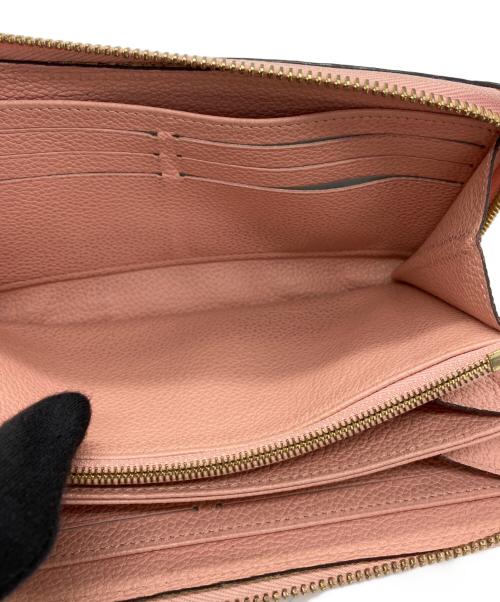 LOUIS VUITTON（ルイ ヴィトン）LOUIS VUITTON (ルイ ヴィトン) 長財布　モノグラム・アンプラント　ジッピー ウォレット ローズプードルの古着・服飾アイテム