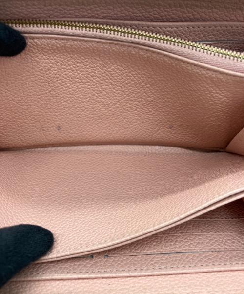LOUIS VUITTON（ルイ ヴィトン）LOUIS VUITTON (ルイ ヴィトン) 長財布　モノグラム・アンプラント　ジッピー ウォレット ローズプードルの古着・服飾アイテム