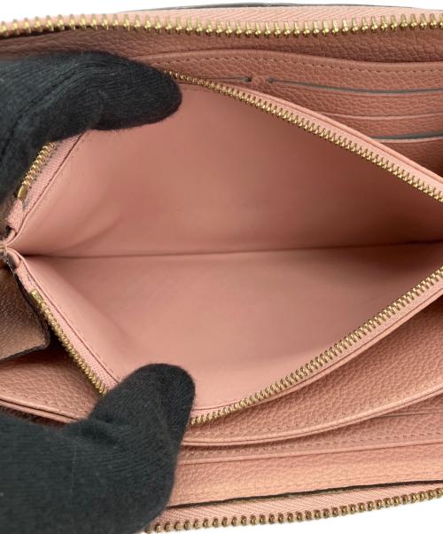 LOUIS VUITTON（ルイ ヴィトン）LOUIS VUITTON (ルイ ヴィトン) 長財布　モノグラム・アンプラント　ジッピー ウォレット ローズプードルの古着・服飾アイテム