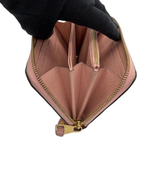 LOUIS VUITTON（ルイ ヴィトン）LOUIS VUITTON (ルイ ヴィトン) 長財布　モノグラム・アンプラント　ジッピー ウォレット ローズプードルの古着・服飾アイテム