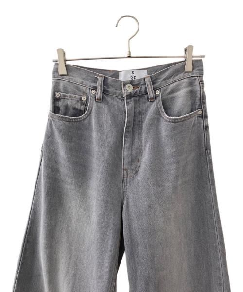 Curensology（カレンソロジー）Curensology (カレンソロジー) カーヴィーデニムパンツ グレー サイズ:34の古着・服飾アイテム