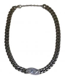 DIESEL（ディーゼル）の古着「オーバルDロゴ チェーンネックレス」
