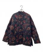 s'yte×TAIONサイト×タイオン）の古着「DAHLIA CAMOUFLAGE QUILTED DOWN CHINA JACKET」｜ブラック