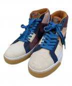 NIKEナイキ）の古着「ハイカットスニーカー　Zoom Blazer Mid Premium」｜ピンク×ホワイト