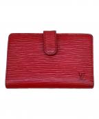 LOUIS VUITTONルイ ヴィトン）の古着「2つ折り財布　ポルト モネ・ビエ ヴィエノワ」｜レッド
