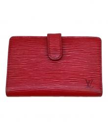 LOUIS VUITTON（ルイ ヴィトン）の古着「2つ折り財布　ポルト モネ・ビエ ヴィエノワ」｜レッド