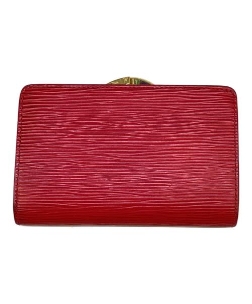 LOUIS VUITTON（ルイ ヴィトン）LOUIS VUITTON (ルイ ヴィトン) 2つ折り財布　ポルト モネ・ビエ ヴィエノワ レッドの古着・服飾アイテム