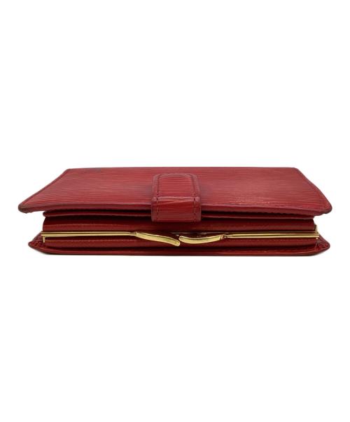 LOUIS VUITTON（ルイ ヴィトン）LOUIS VUITTON (ルイ ヴィトン) 2つ折り財布　ポルト モネ・ビエ ヴィエノワ レッドの古着・服飾アイテム