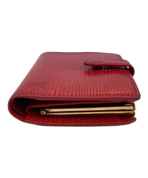 LOUIS VUITTON（ルイ ヴィトン）LOUIS VUITTON (ルイ ヴィトン) 2つ折り財布　ポルト モネ・ビエ ヴィエノワ レッドの古着・服飾アイテム