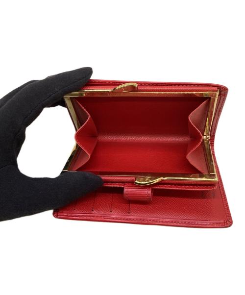 LOUIS VUITTON（ルイ ヴィトン）LOUIS VUITTON (ルイ ヴィトン) 2つ折り財布　ポルト モネ・ビエ ヴィエノワ レッドの古着・服飾アイテム