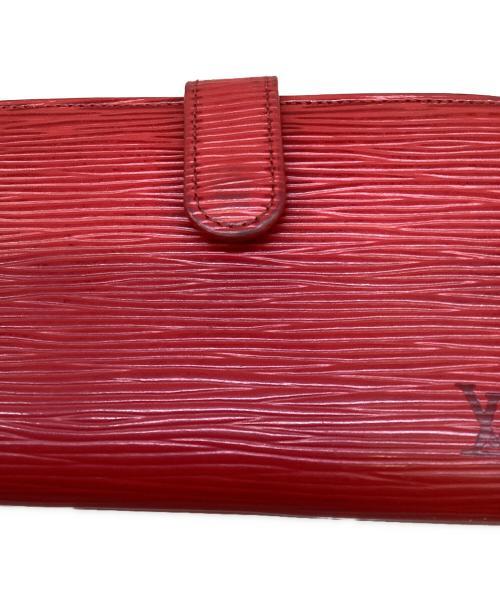 LOUIS VUITTON（ルイ ヴィトン）LOUIS VUITTON (ルイ ヴィトン) 2つ折り財布　ポルト モネ・ビエ ヴィエノワ レッドの古着・服飾アイテム