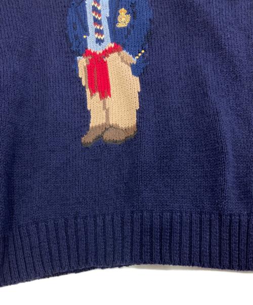 POLO RALPH LAUREN（ポロ・ラルフローレン）POLO RALPH LAUREN (ポロ・ラルフローレン) ポロベアニット ネイビー サイズ:XSの古着・服飾アイテム