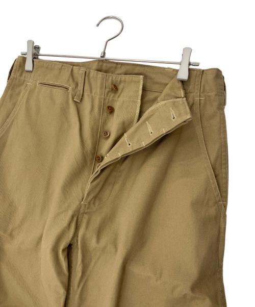 waiper（ワイパー）WAIPER (ワイパー) MARINE CORPS CHINO TROUSERS キャメル サイズ:W32×L29の古着・服飾アイテム