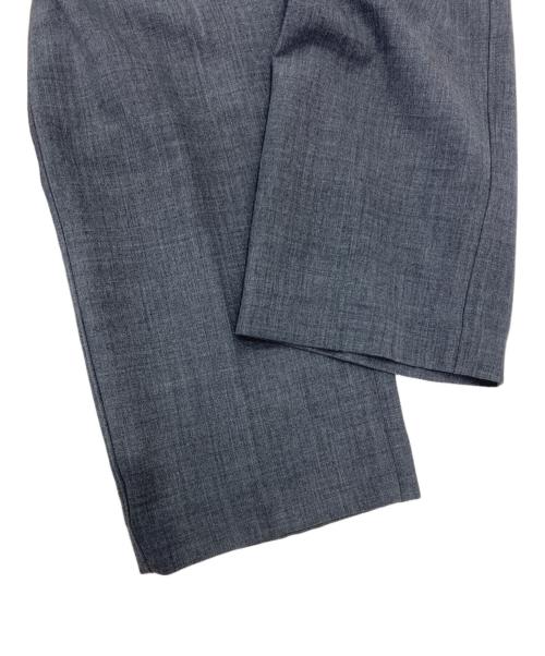 Spick and Span（スピック＆スパン）Spick and Span (スピック＆スパン) ダブルクロスツータックパンツ グレー サイズ:40の古着・服飾アイテム