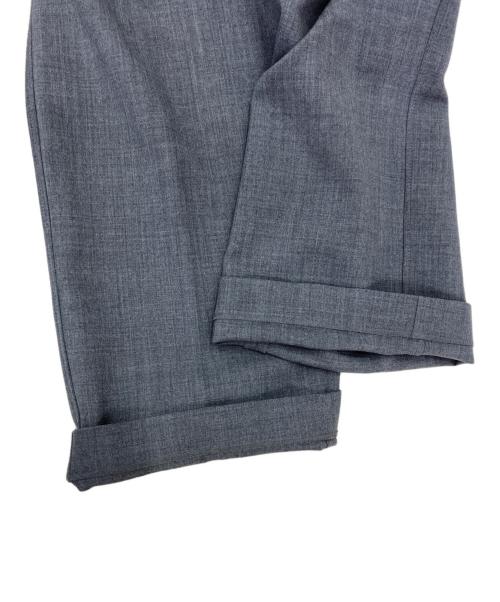 Spick and Span（スピック＆スパン）Spick and Span (スピック＆スパン) ダブルクロスツータックパンツ グレー サイズ:40の古着・服飾アイテム
