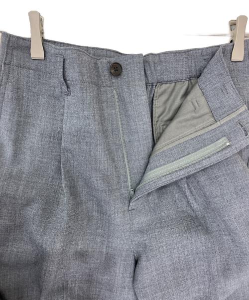 Spick and Span（スピック＆スパン）Spick and Span (スピック＆スパン) ダブルクロスツータックパンツ グレー サイズ:40の古着・服飾アイテム