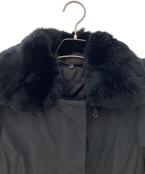 TO BE CHIC（トゥービーシック）TO BE CHIC (トゥービーシック) ダウンコート ブラック サイズ:40の古着・服飾アイテム