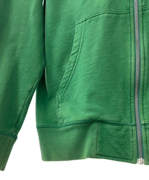 stussy（ステューシー）stussy (ステューシー) ジップパーカー グリーン サイズ:Lの古着・服飾アイテム