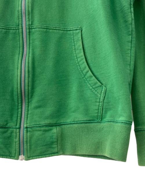 stussy（ステューシー）stussy (ステューシー) ジップパーカー グリーン サイズ:Lの古着・服飾アイテム