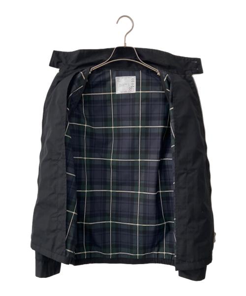sacai（サカイ）sacai (サカイ) FRAGMENT DESIGN (フラグメントデザイン) ジップアップジャケット ブラック サイズ:1の古着・服飾アイテム