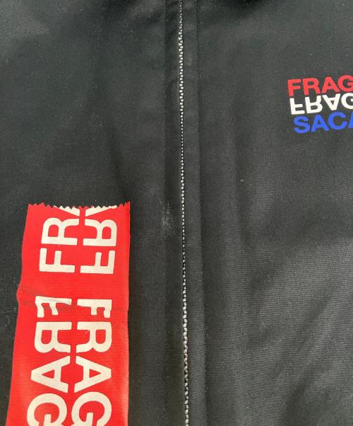 sacai（サカイ）sacai (サカイ) FRAGMENT DESIGN (フラグメントデザイン) ジップアップジャケット ブラック サイズ:1の古着・服飾アイテム
