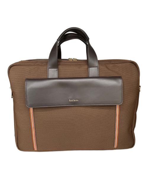 PAUL SMITH（ポールスミス）Paul Smith (ポールスミス) 2WAYブリーフケース ブラウンの古着・服飾アイテム