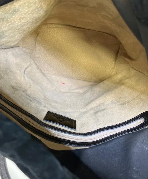 HIROFU（ヒロフ）HIROFU (ヒロフ) レザートートバッグ ブラックの古着・服飾アイテム