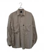 DAIWAダイワ）の古着「Tech Bombay Safari Shirts」｜ベージュ