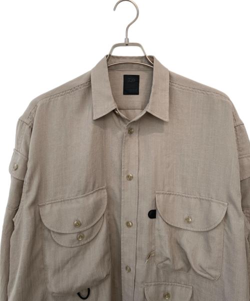 DAIWA（ダイワ）DAIWA (ダイワ) Tech Bombay Safari Shirts ベージュ サイズ:Mの古着・服飾アイテム