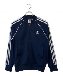 adidas（アディダス）の古着「トラックジャケット」｜ネイビー