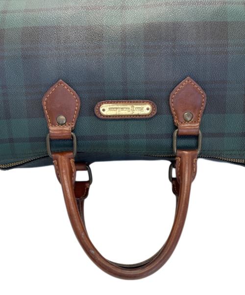 POLO RALPH LAUREN（ポロ・ラルフローレン）POLO RALPH LAUREN (ポロ・ラルフローレン) ミニボストンバッグ グリーンの古着・服飾アイテム